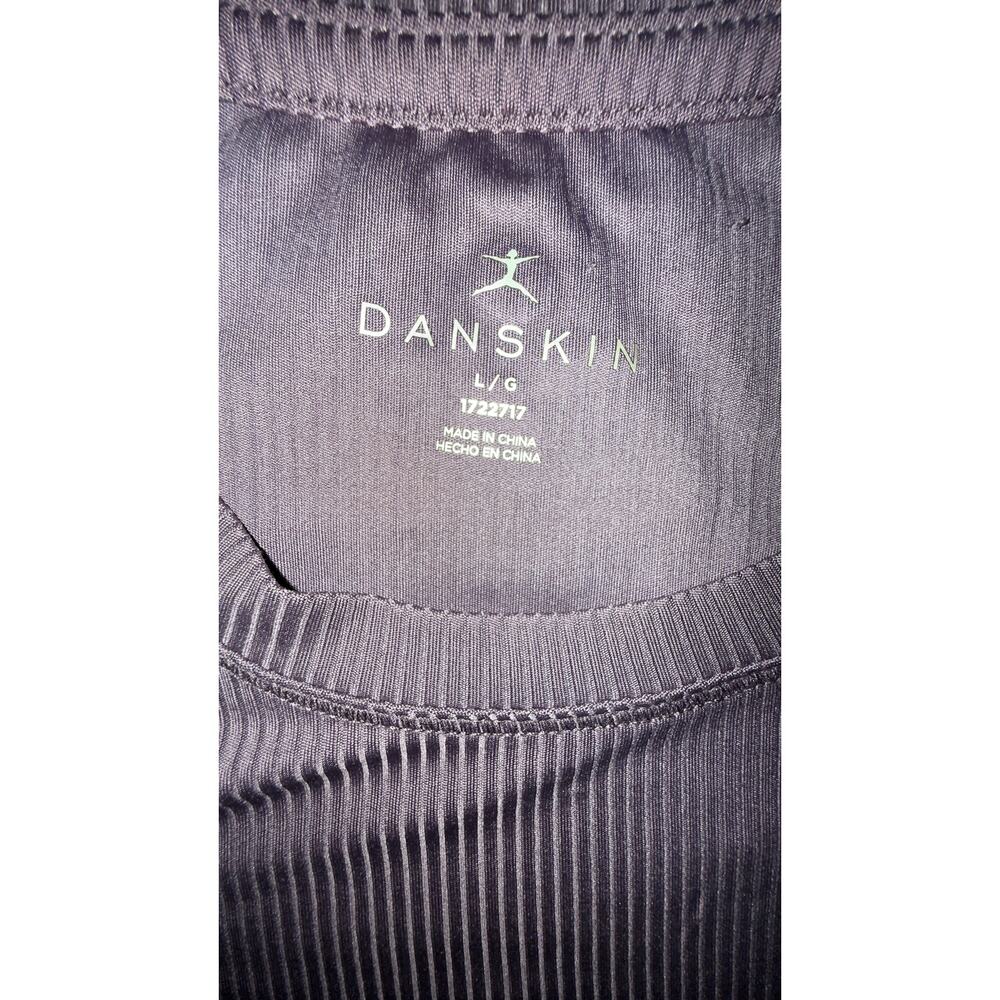 Danskin Ladies' Ribbed Long Sleeve Active Top  Purple, Size L NWT - Picture 10 of 10